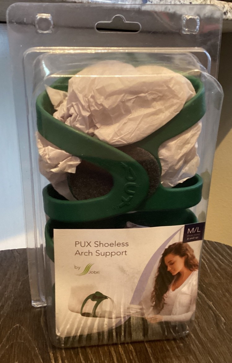 Jobri Betterhealth PUX Shoeless Arch Support M/L (sizes 8 & up) BH7000ML NIP!