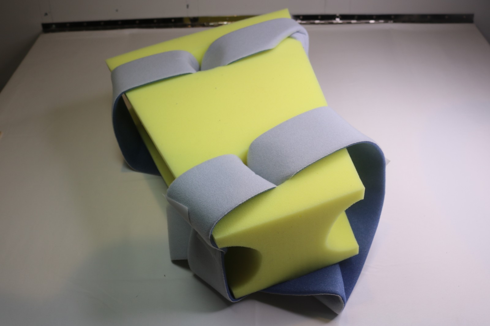 Hip Abduction Foam Pillow – For Hip Surgery & Hip Fractures – 18″ – Yellow