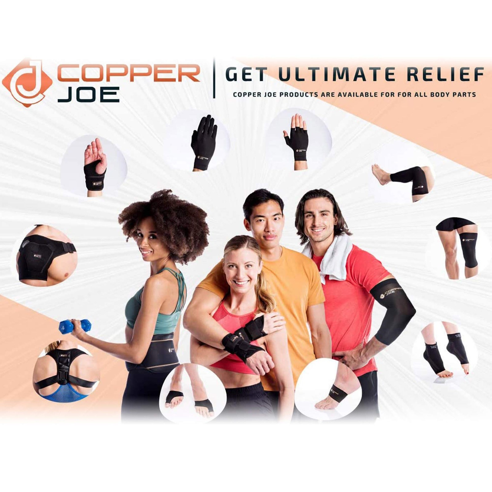 Full Leg Compression Sleeve – Ultimate Copper Infused, Support for Knee, Thig…
