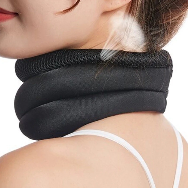 Cervical Neck Traction Device Collar Brace Support Pain Relief Stretcher Therapy