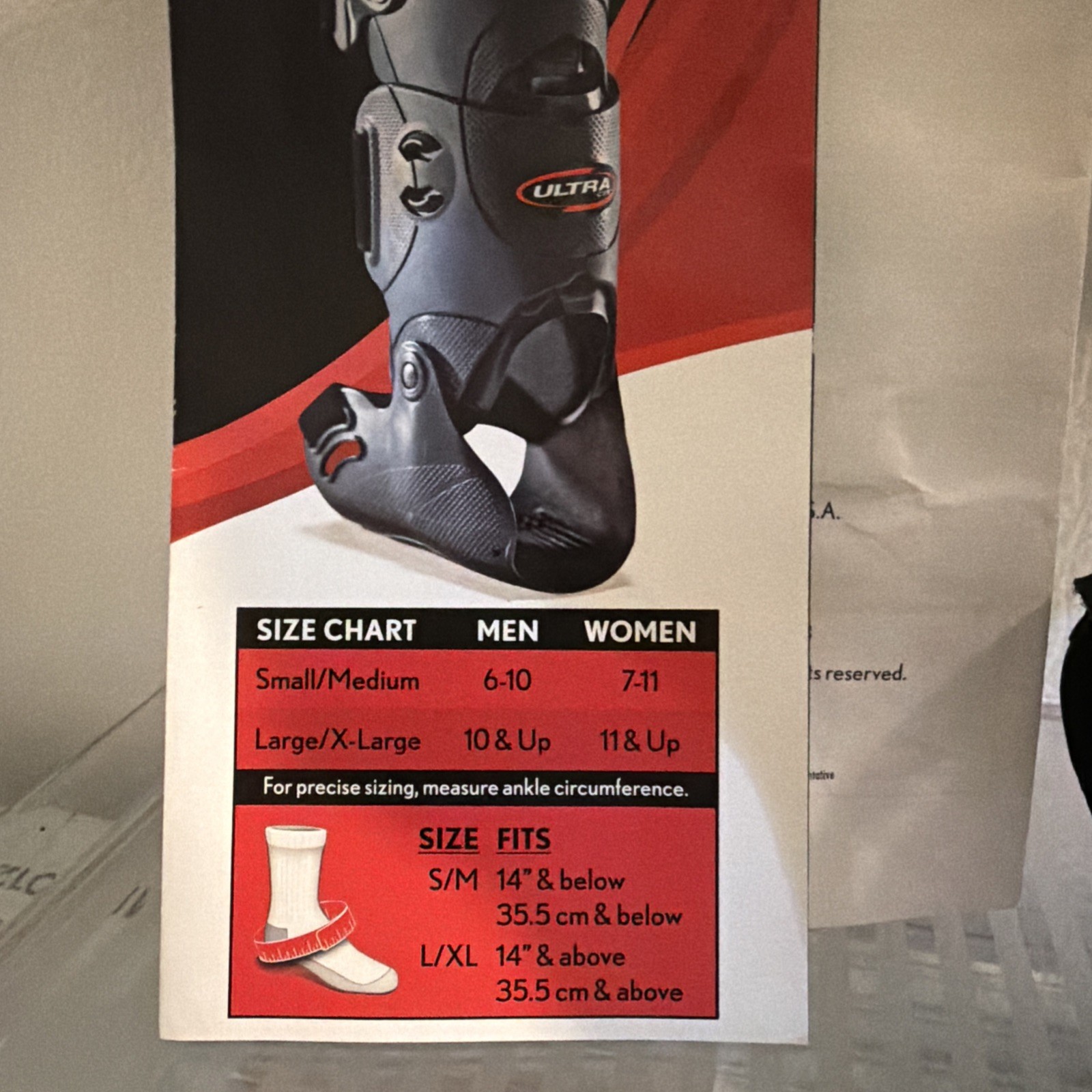 Breg Ultra CTS Ankle Brace size L/XL Amazing Ankle Support! Brand New