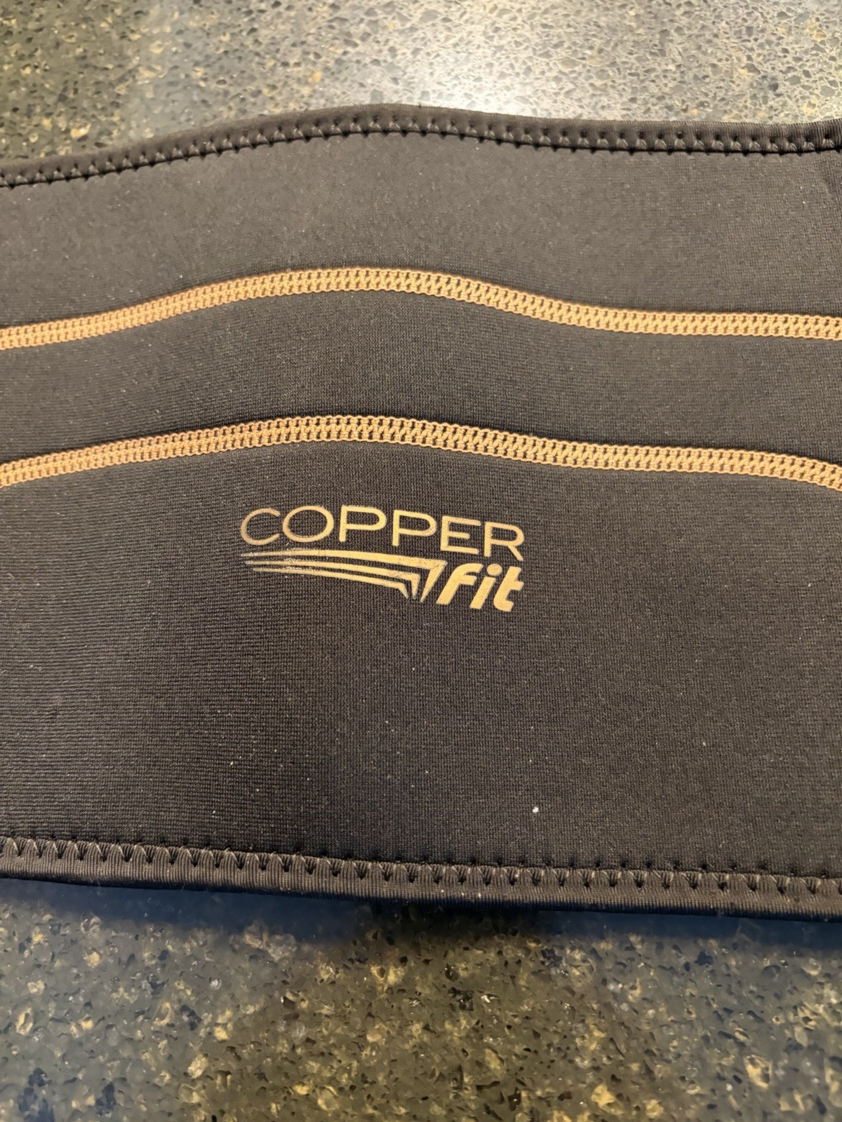 Copper Fit Back Pro Compression Lower Back Support Belt Black L/XL (39″-50″)
