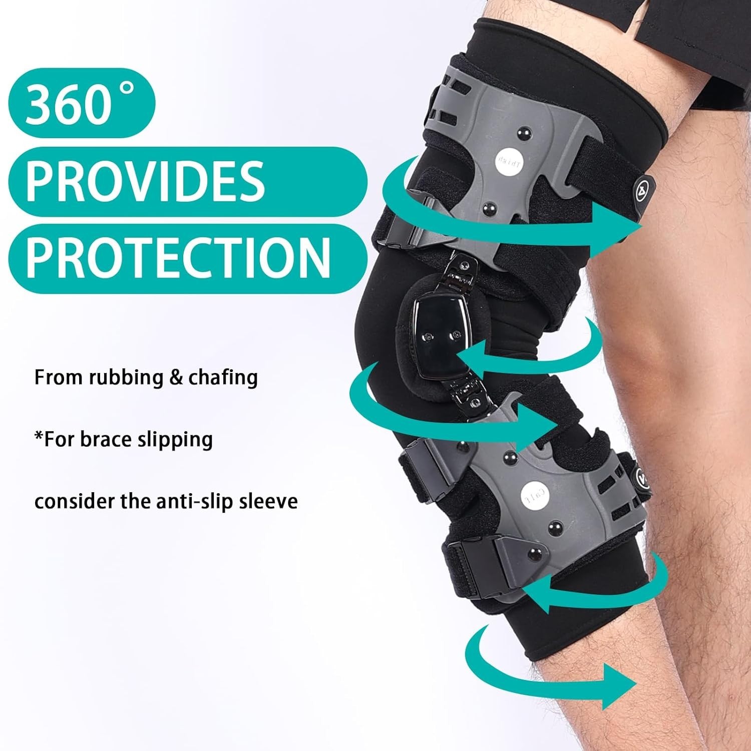 Moisture-Wicking Knee Undersleeve – Size L for Enhanced Protection and Comfort