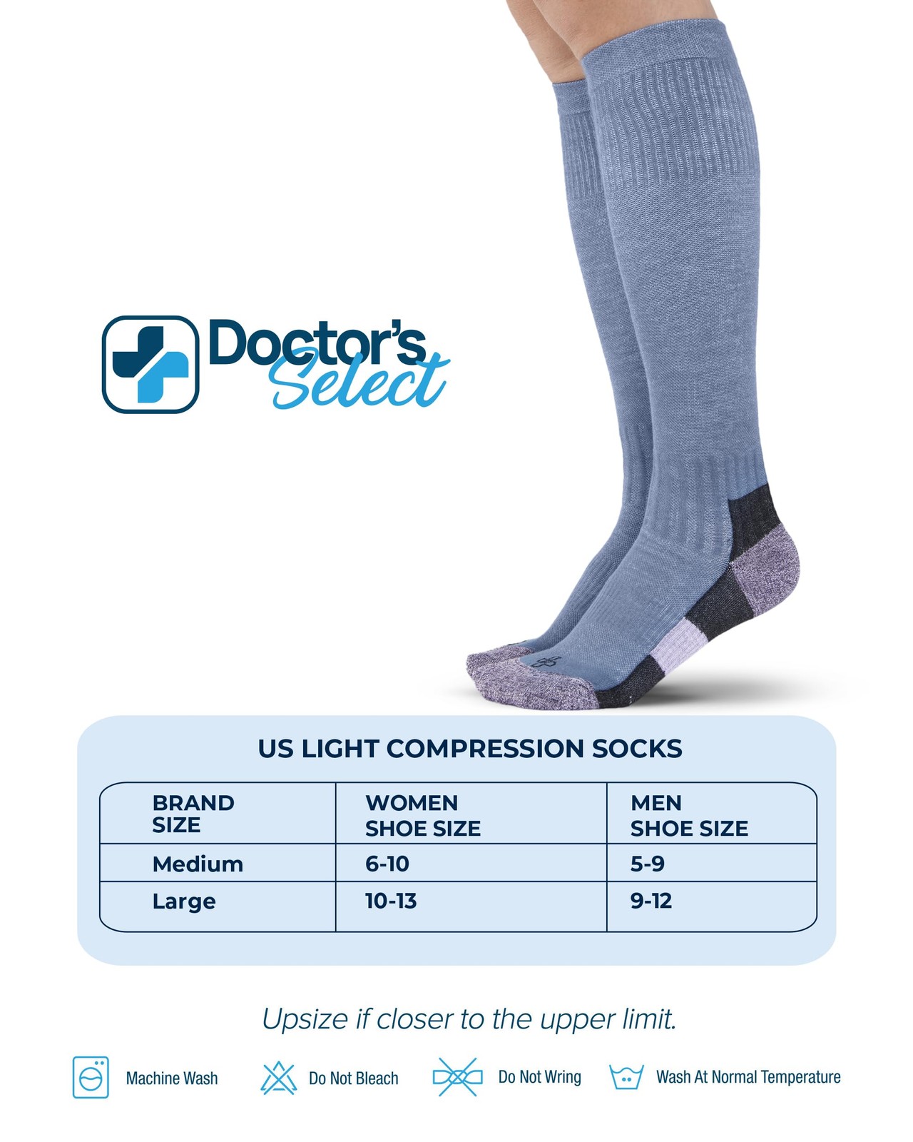 Bamboo Viscose Compression Socks for Women Men 3 Pairs Knee High Graduated