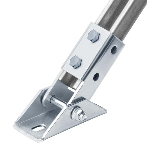 2 Pcs Adjustable Strut Channel Brace Fitting, Hinged Base Bracket, 1-5/8″ Size