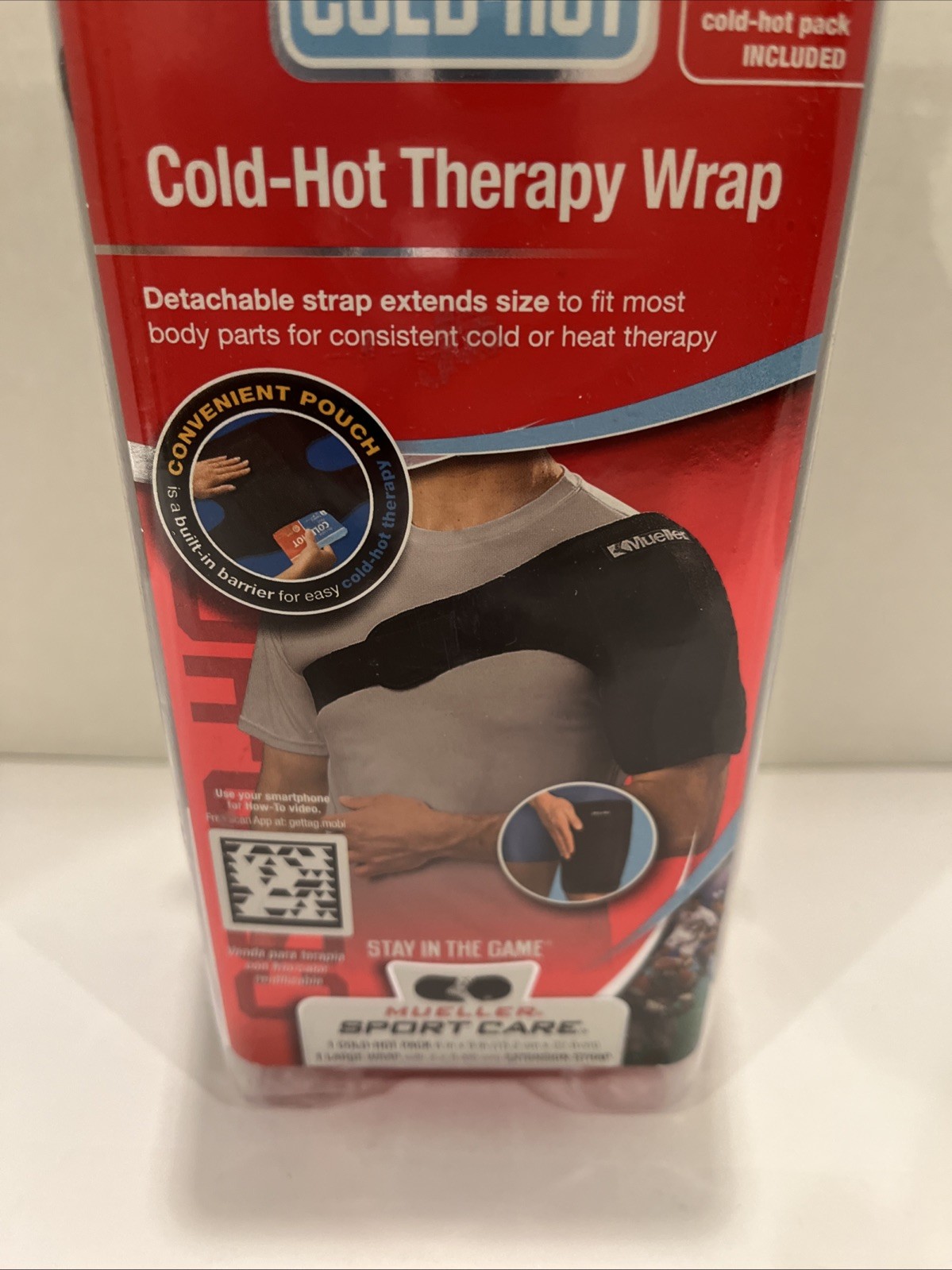 MLR Sport Care Cold/Hot Therapy Wrap Black, Large