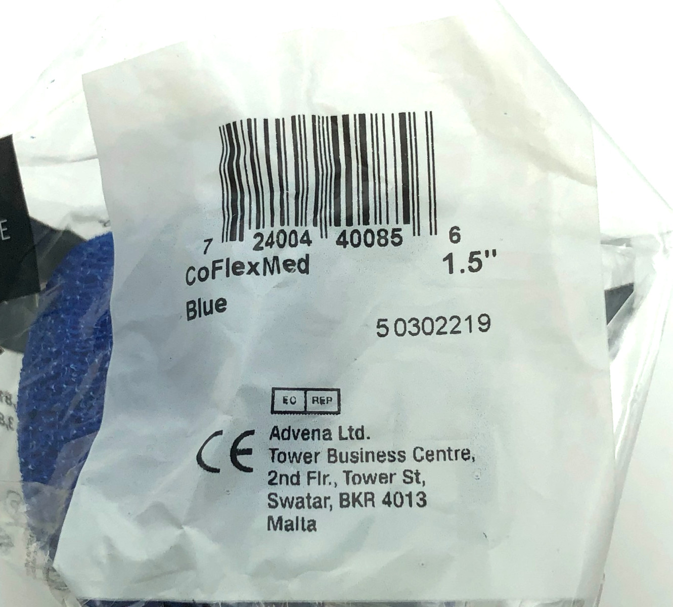 Coflex 1.5″ Self-Adherent Bandage Blue 48 Rolls Cohesive Wrap Medical NEW
