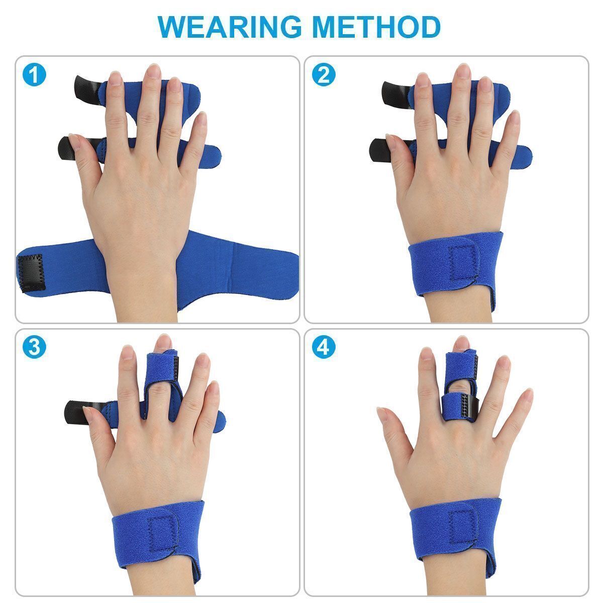 Trigger Finger Splint Support Brace Fracture Recovery Corrector Fix Pain Relief