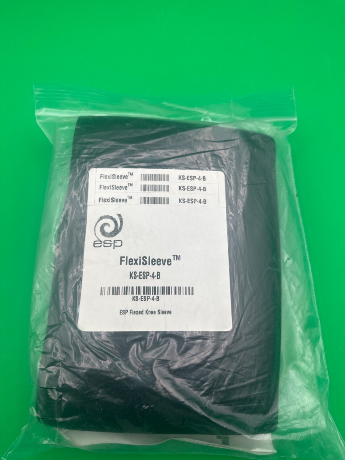 Esp prosthetic flexisleeve sleeve. New. KS-esp-4-B. Size 4. Black