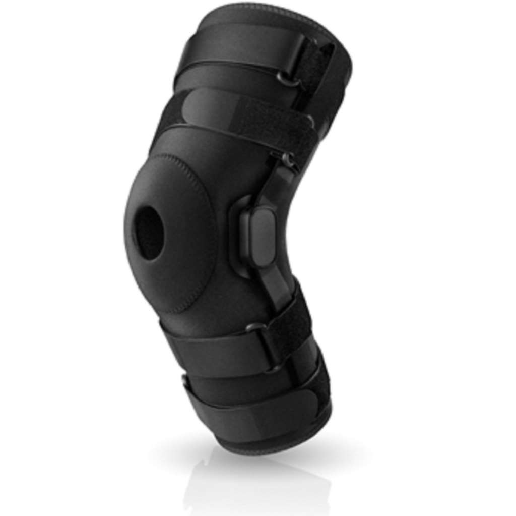 Actimove Knee Brace with Composite Polycentric Hinges Black Large