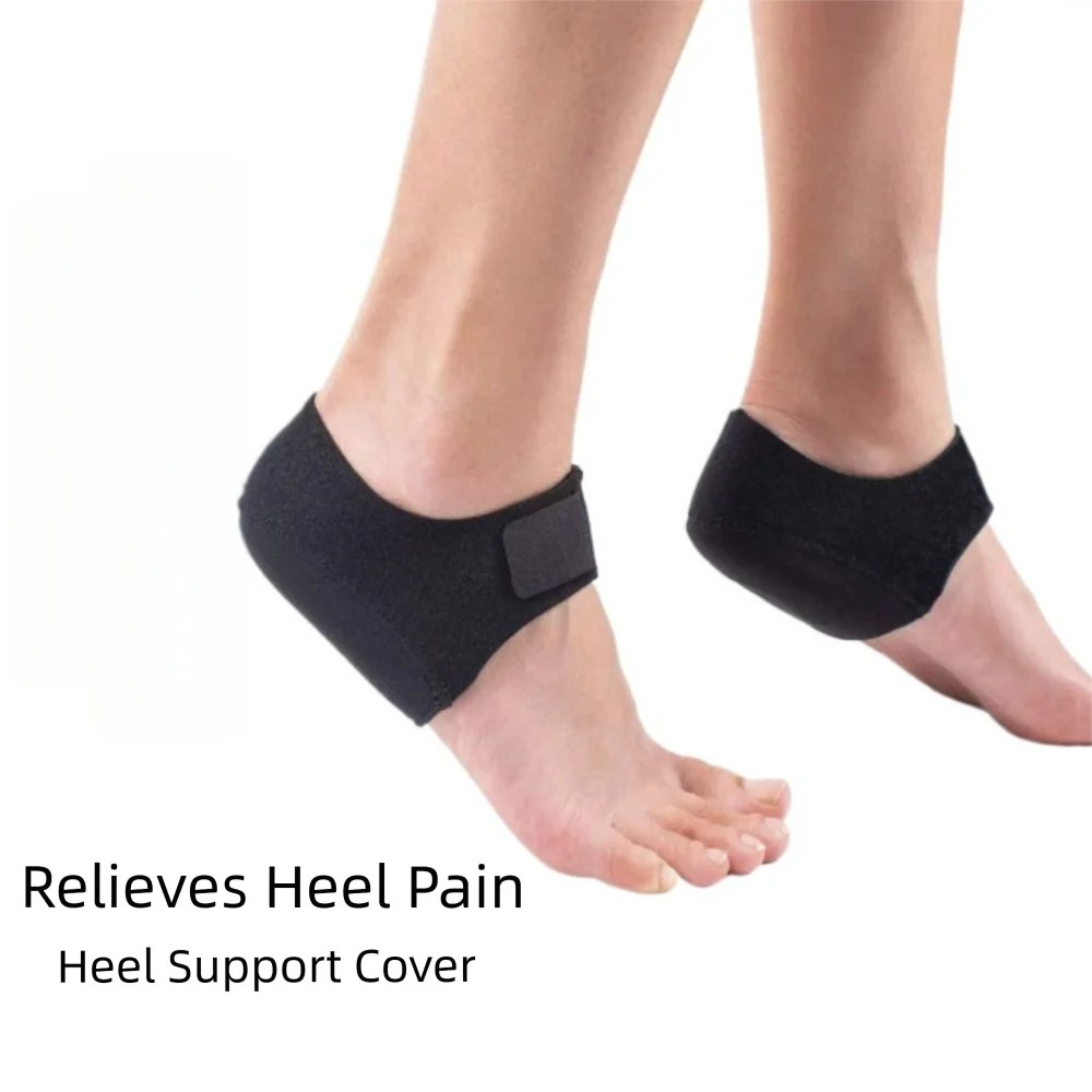 Adjustable Straps Silicone Heel Pads Gel Material Shock Absorption Heel Inserts