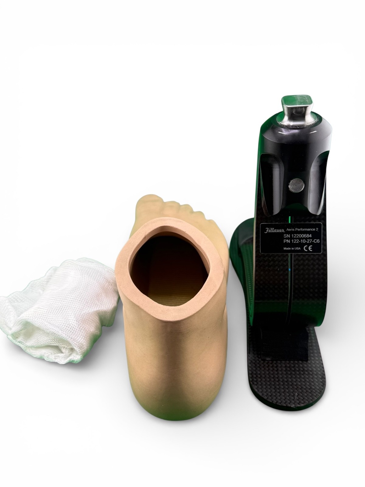 Fillauer aeris performance 2 prosthetic foot. Right. Size 27. Category c6