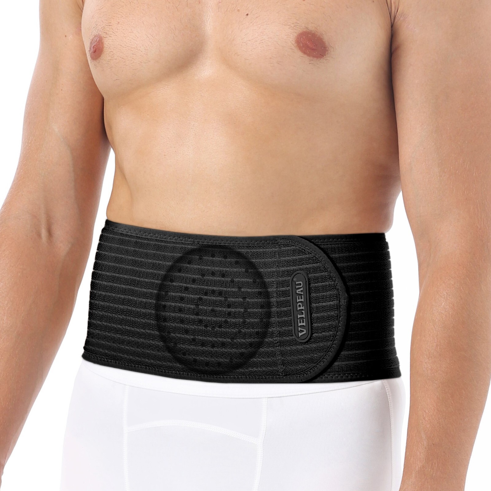 Velpeau Umbilical Hernia Belt for Women & Men,Abdominal Support Binder with Pad