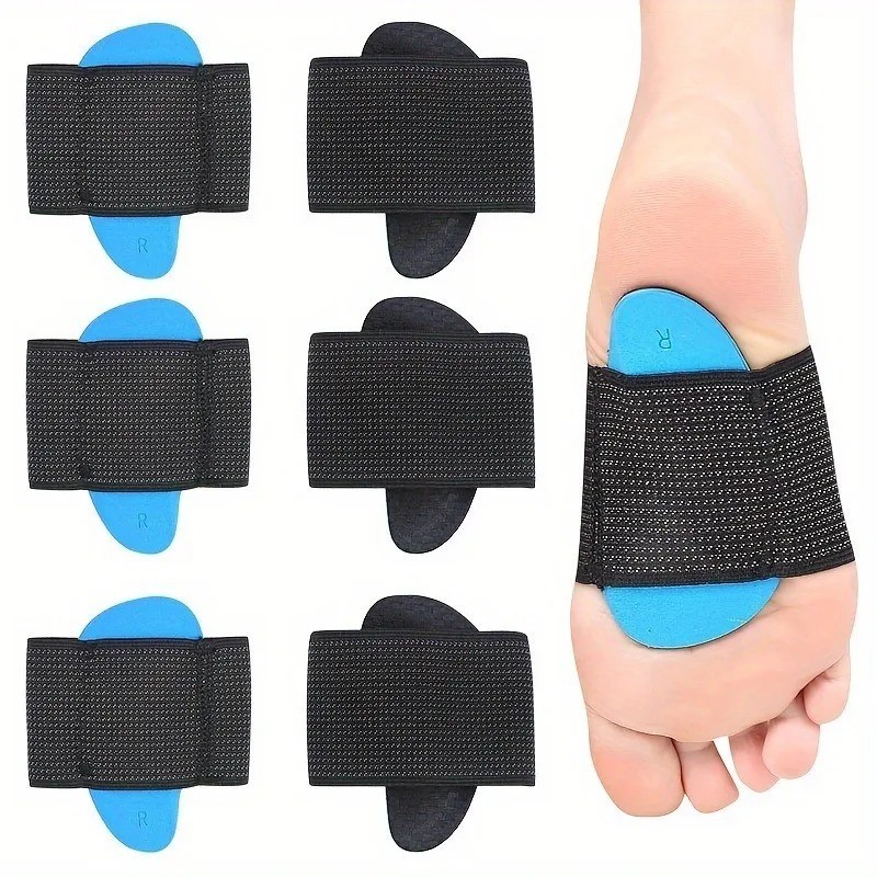 PAIR FOOT ARCH SUPPORT FLAT FEET FALLEN ARCH PLANTAR FASCIITIS INSOLE HEEL PAIN