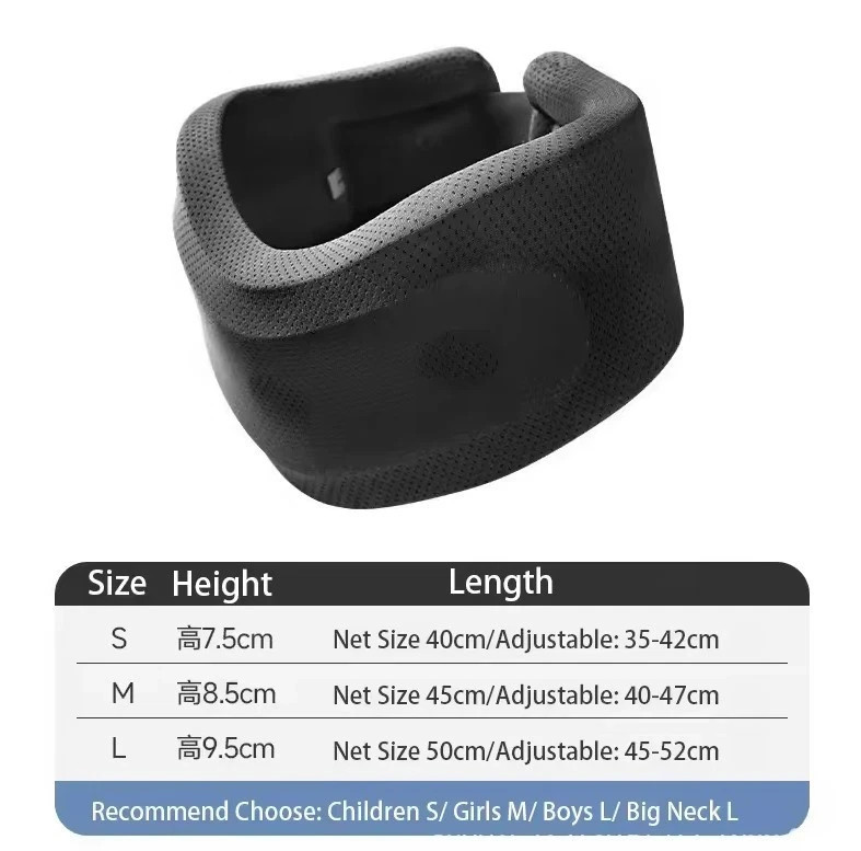 Support Wrap Soft Foam Cervical Collar Neck Pain Relief Adjustable Neck Brace