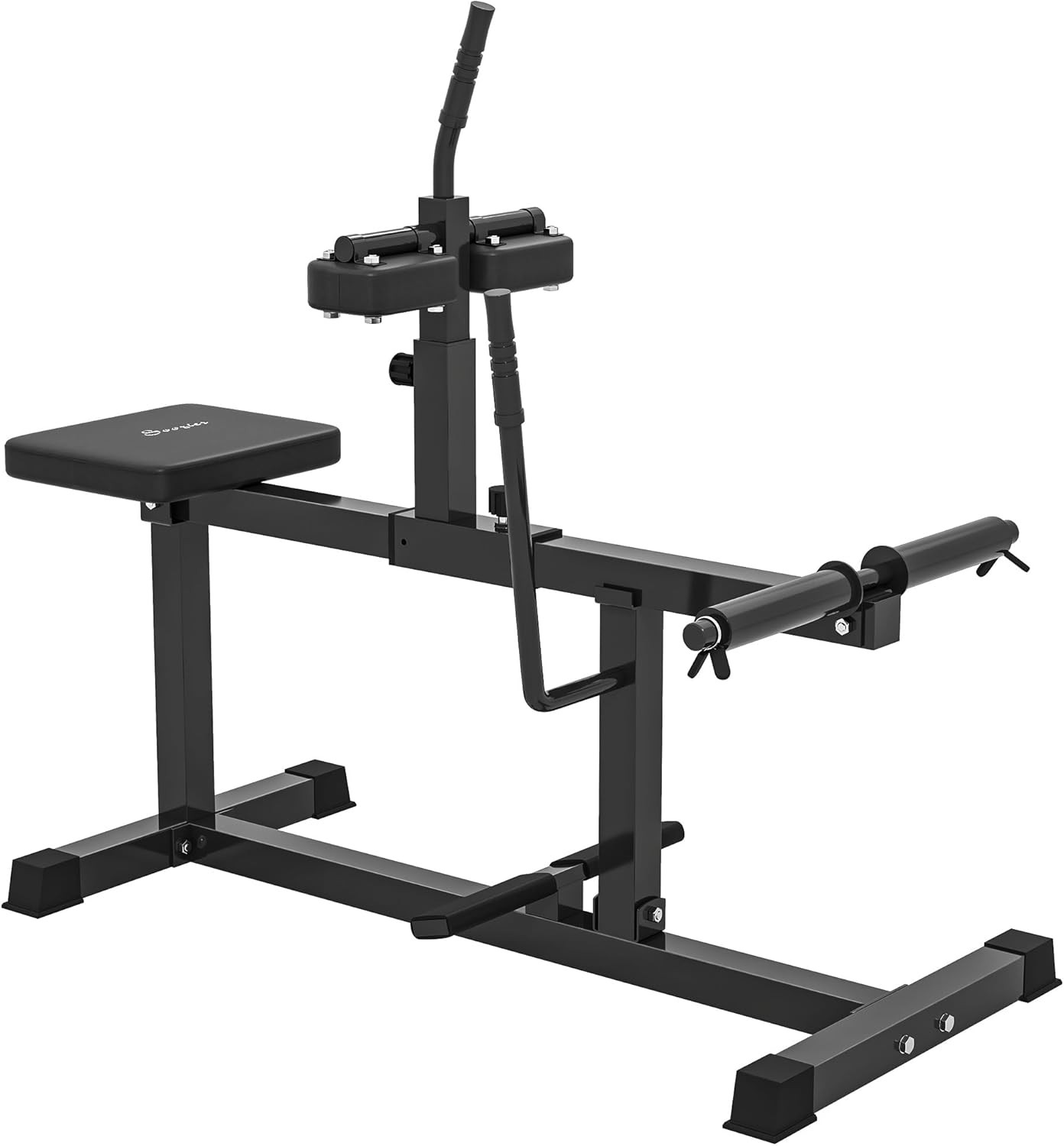 Soozier Seated Calf Raise Machine, Adjustable Calf Machine Leg Extension, for Ho