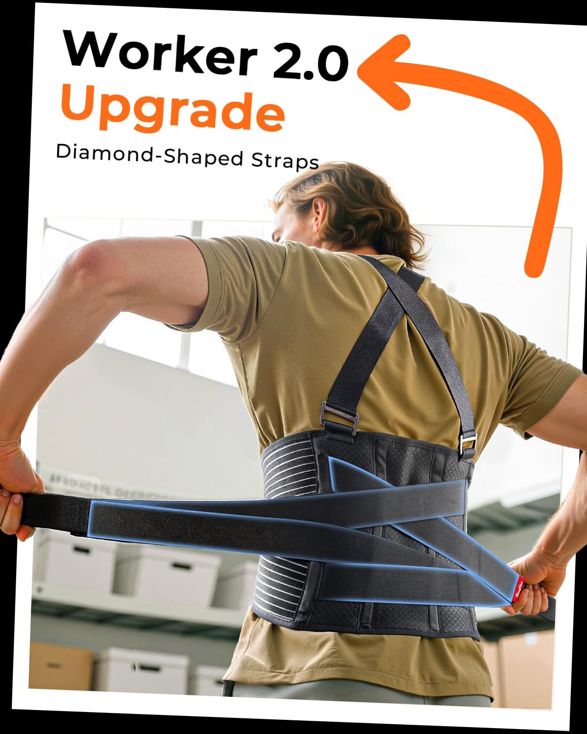 Ultra Breathable Work Back Brace for Men & [Upgraded -] Lower Back Belt with …