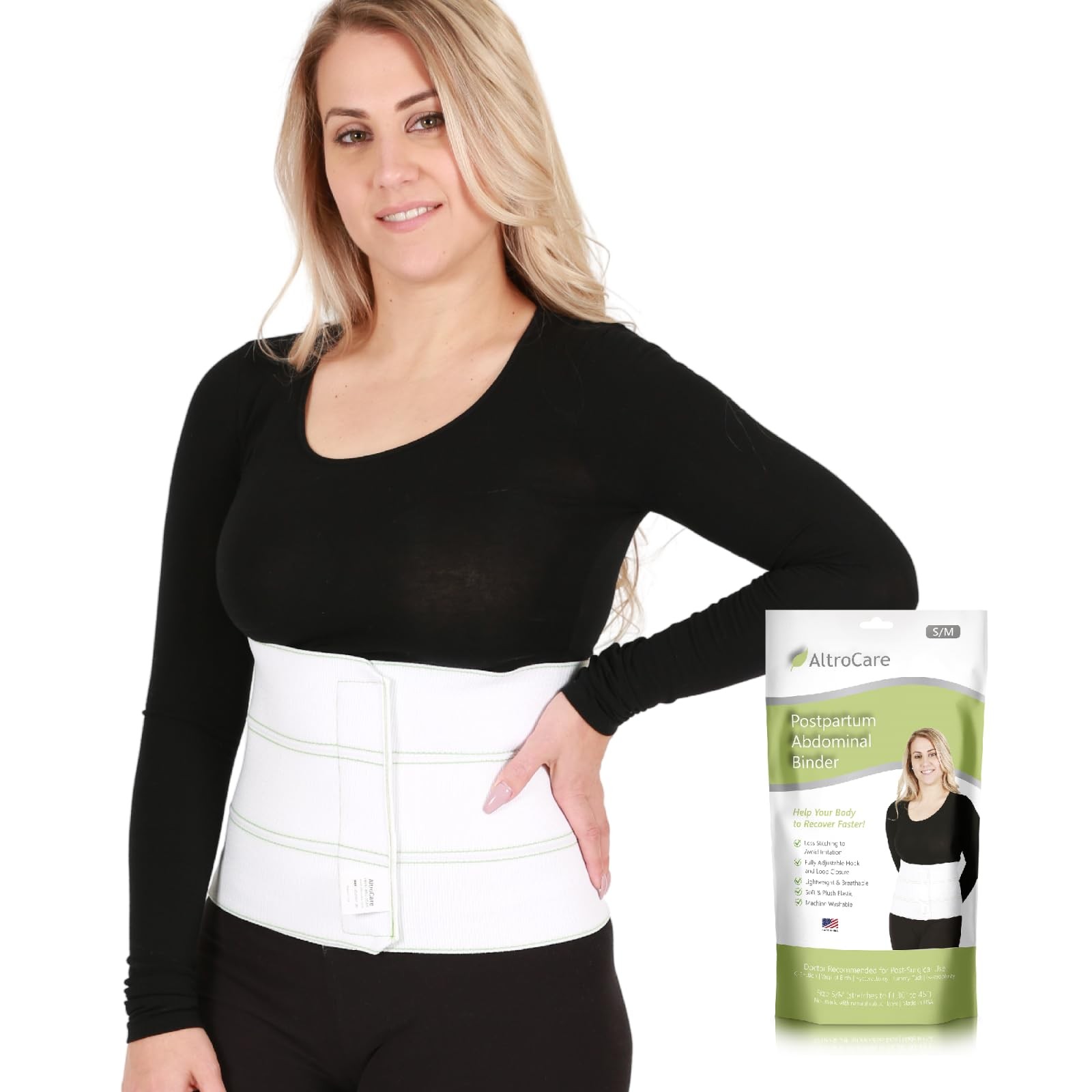 Postpartum & Post Surgery Abdominal Binder. Support Recovery after C-Section,…
