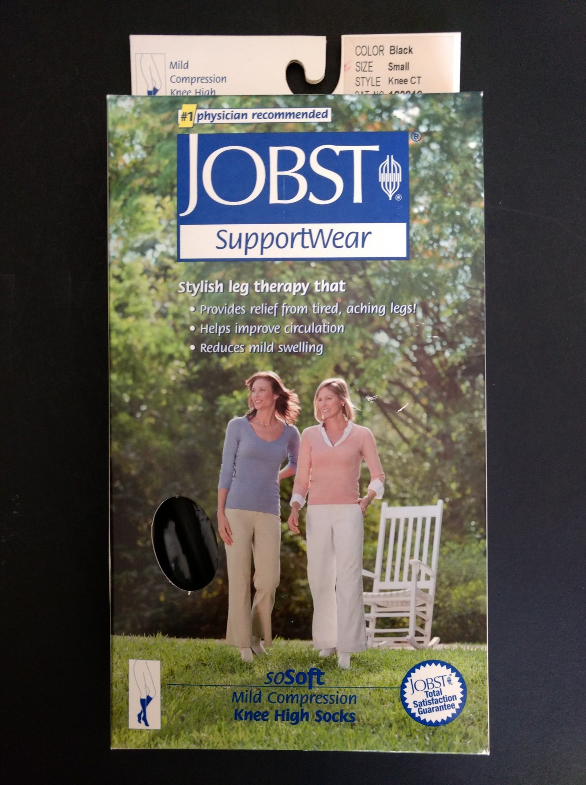 Jobst SoSoft Ribbed Compression Socks, Knee High (8-15mmHg)