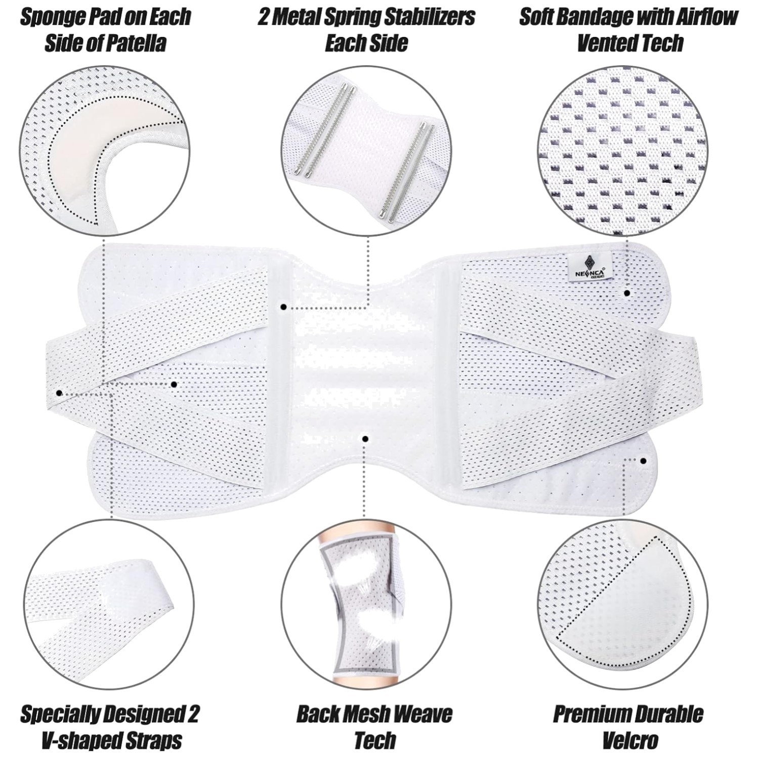 Ultra-Soft Bandage for ACL & Arthritis Relief – Easy to Use/`