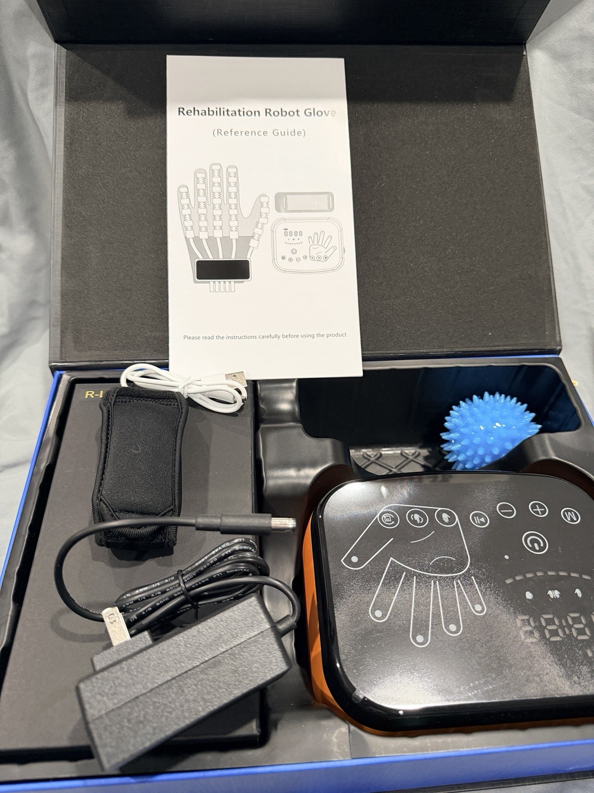M2U Hand Rehabilitation Robotic Glove. Stroke Recovery. Right Hand Large