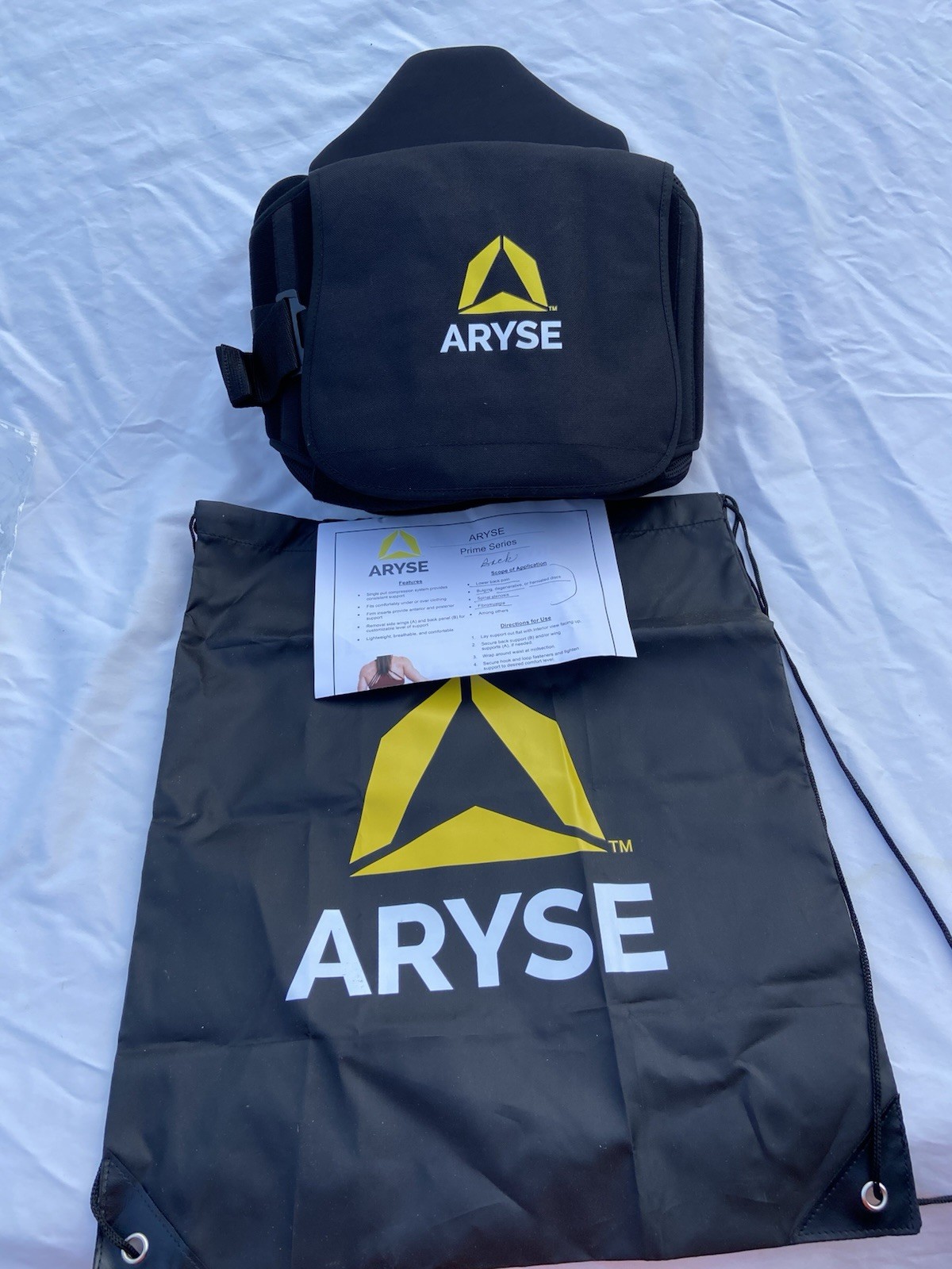 ARYSE Live Elevated Prime series Back Brace Unisex sz S New