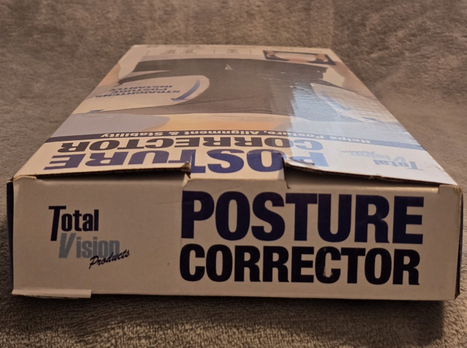 TOTAL VISION Back Brace Posture Corrector Shoulder Back Support Belt Unisex XL