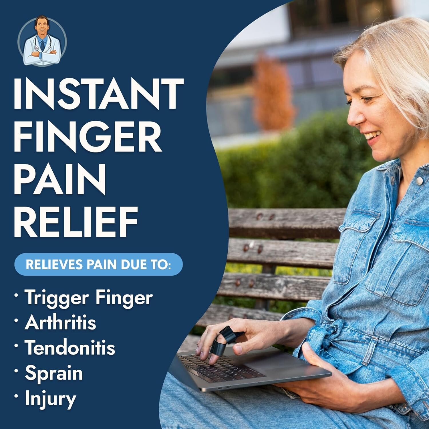 Premium Finger Splint Set – Adjustable Mallet Finger Support for Pain & Injuries