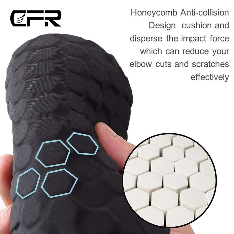 Elbow Support Honeycomb Pad Protector Sports Compression Brace Arm Sleeve Wrap