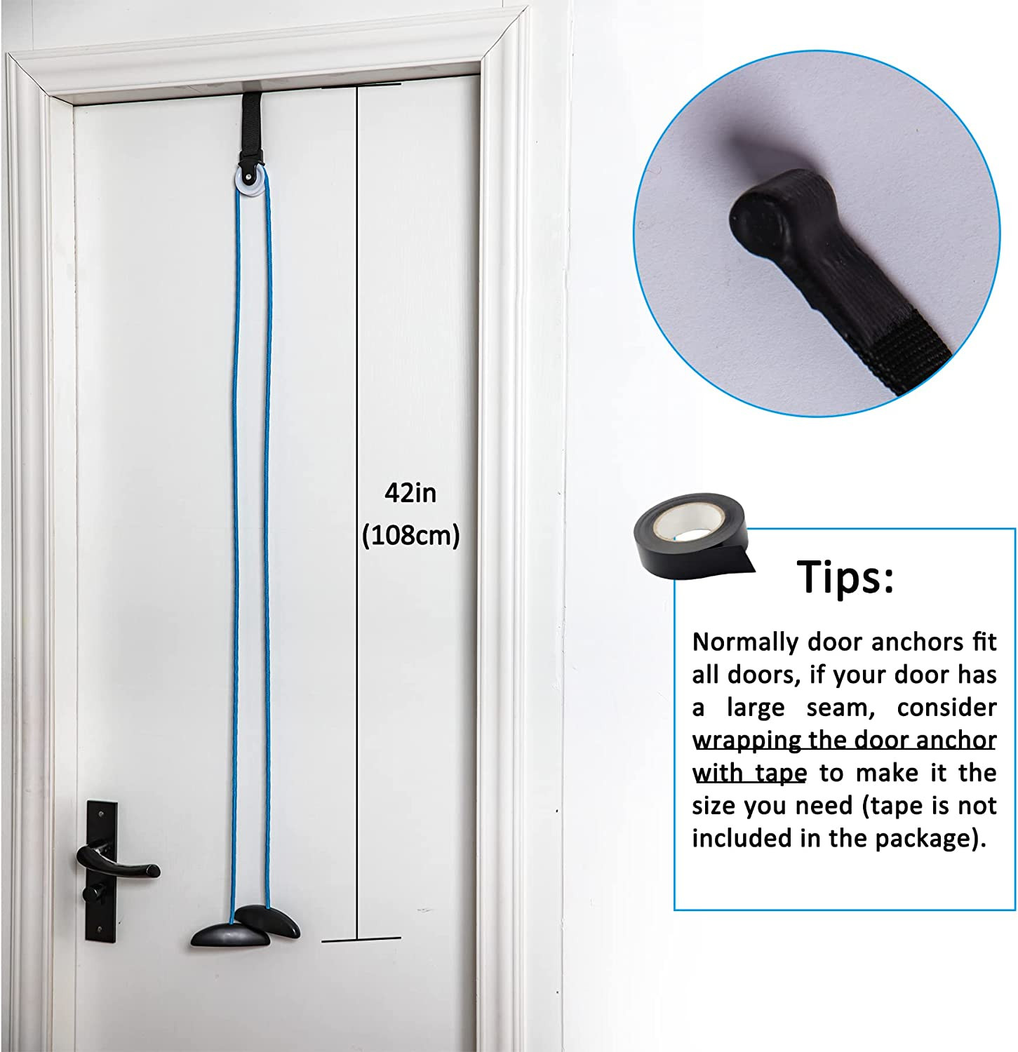 Shoulder Pulley over the Door Physical Therapy System, Exercise Pulley, Allev…