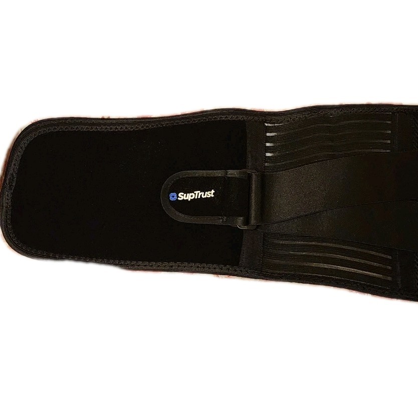 NEW SupTrust Lumbar Back Waist Support Adjustable Hook & Loop Neoprene XL