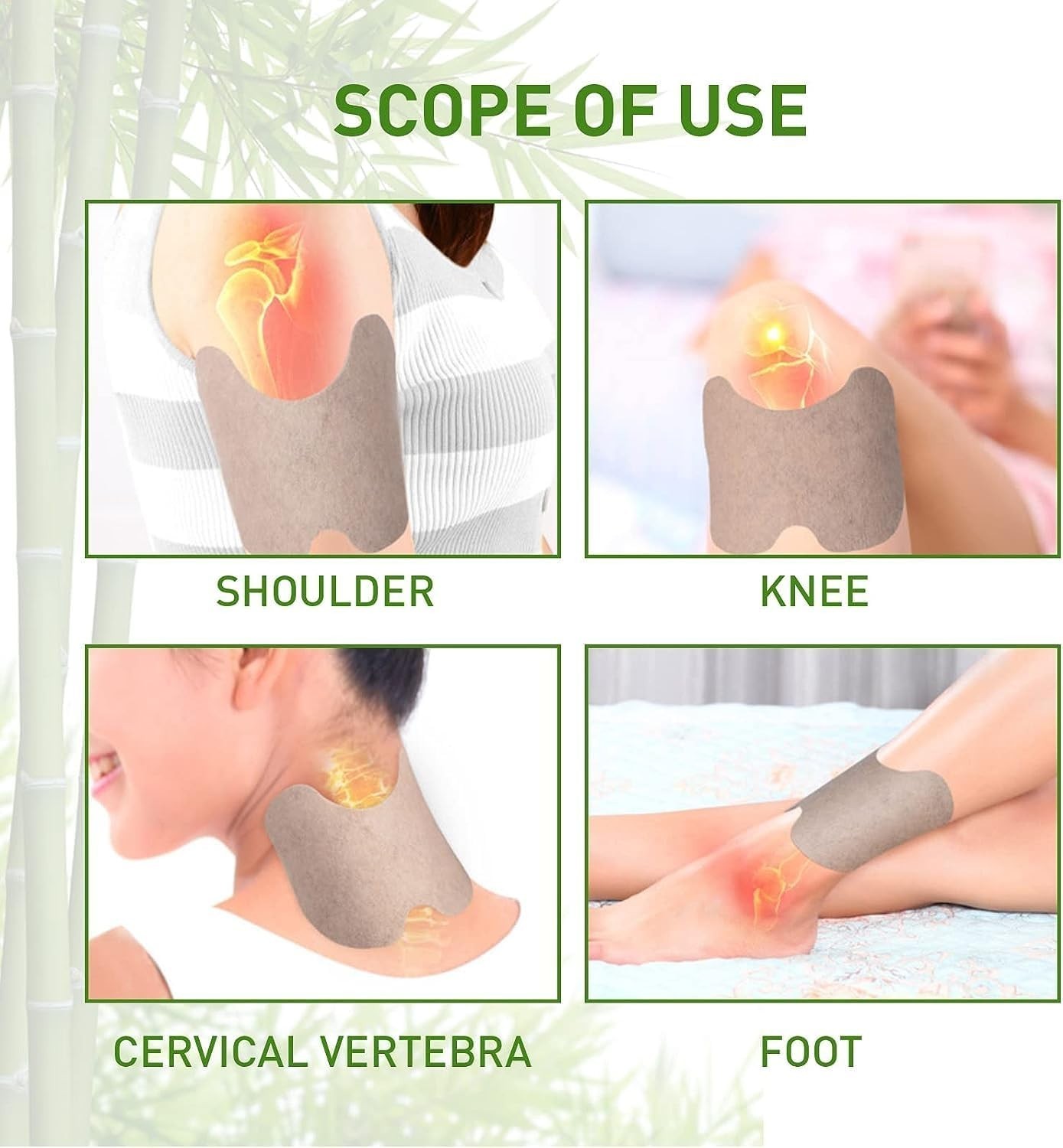 Natural Knee Patch, Joint Patch, Knee Joint Relief Patches 36Pcs