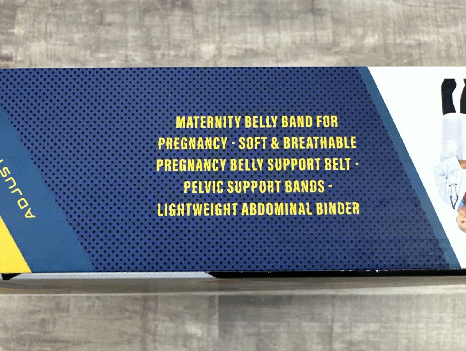 ChongErfei Maternity Support Belt Large Adjustable 39.5″-51.3″ Black NEW SEALED