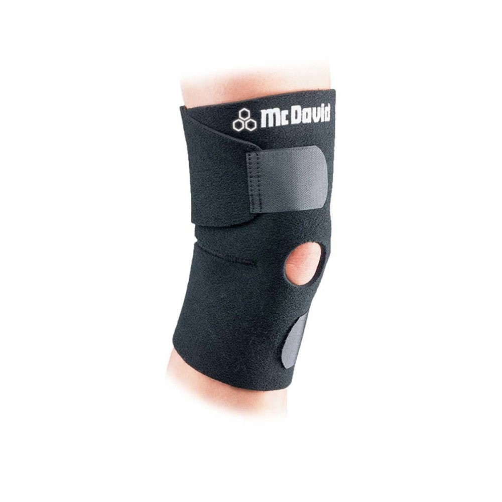 McDavid 409R Open Patella Knee Wrap Adjustable Protection Level I / One Size