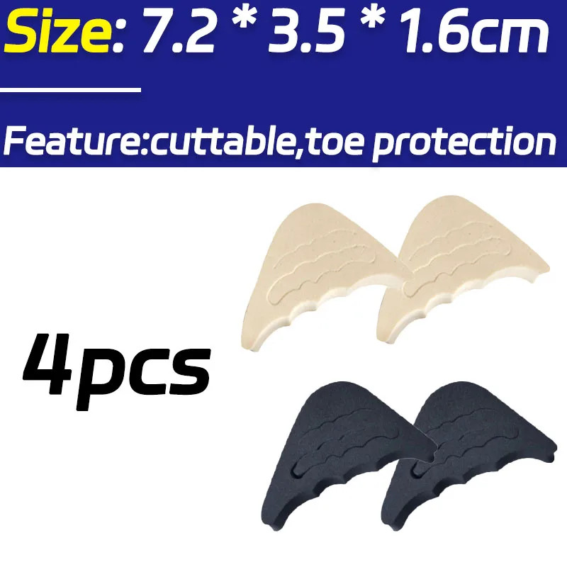 Women High Heels Forefoot Pad Boots Cushioning Half Insoles Reduce Shoe Size For