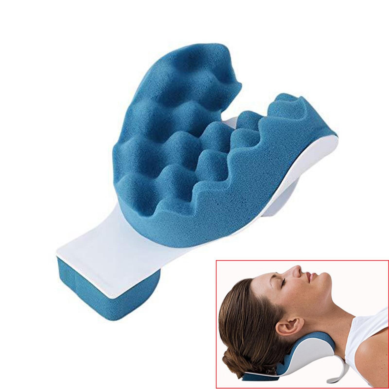 Relaxer Pain Cervical Spine Alignment Neck Pillow Massaging For Deep Relaxation