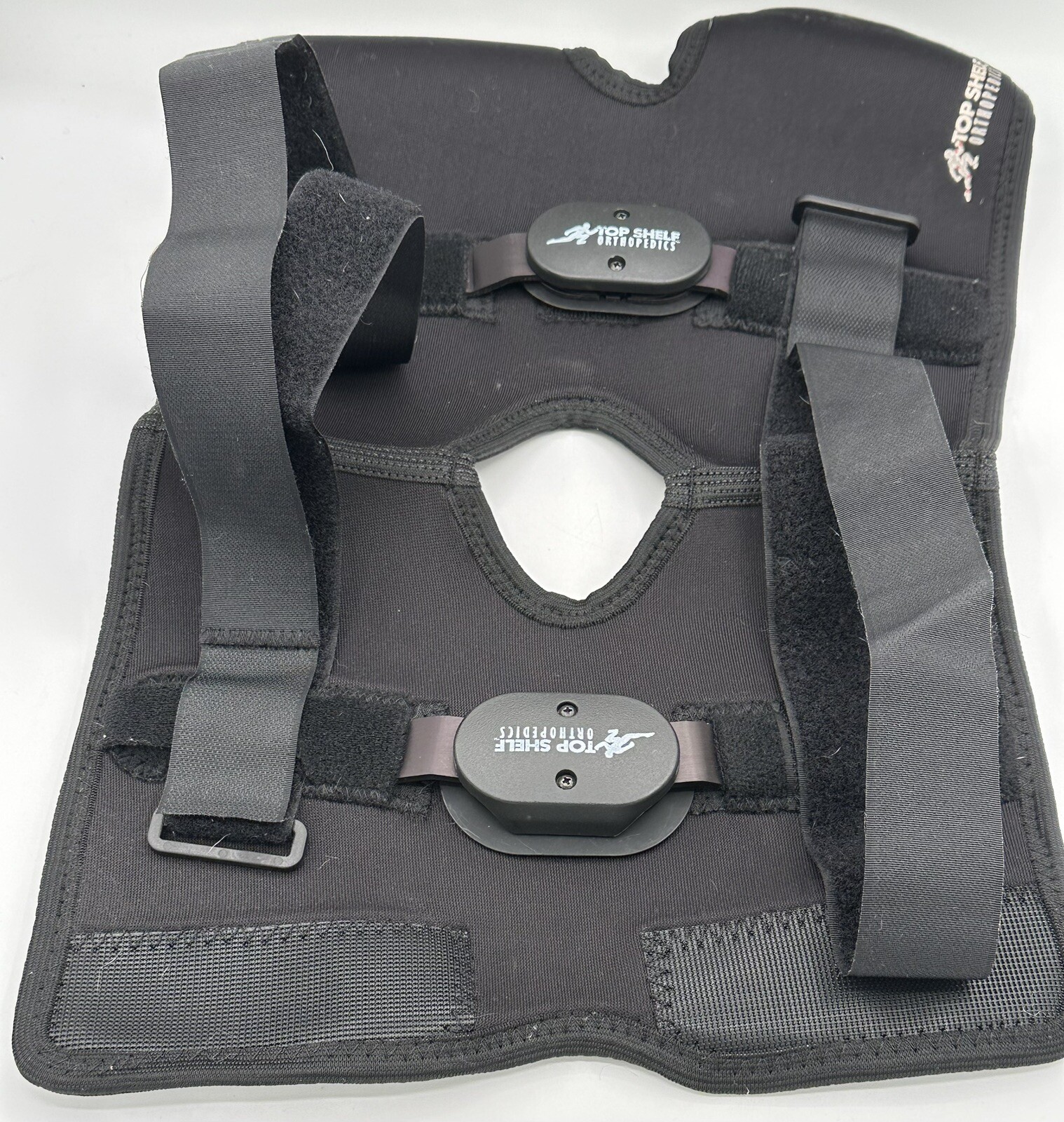 Top Shelf Orthopedics Hinged Knee Wrap Mesh Universal XL 505356 – Black