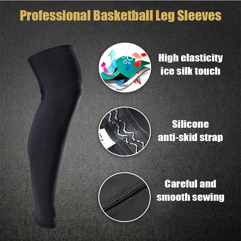 Leg Brace Thigh High Compression Sleeve Socks Support Pain Relief Men Women CFR