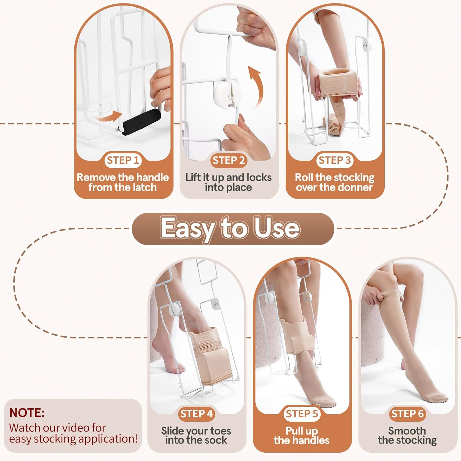 Compression Sock Aid Device – Foldable Sock Aids for Putting on Compression Sock