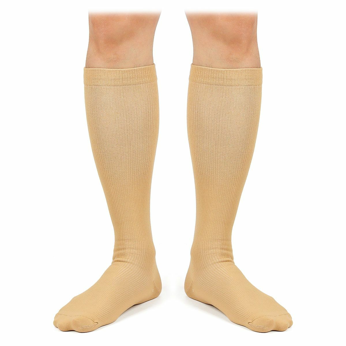 (3 Pairs) Copper Compression Socks 20-30mmHg Graduated Support Mens Womens S-XL