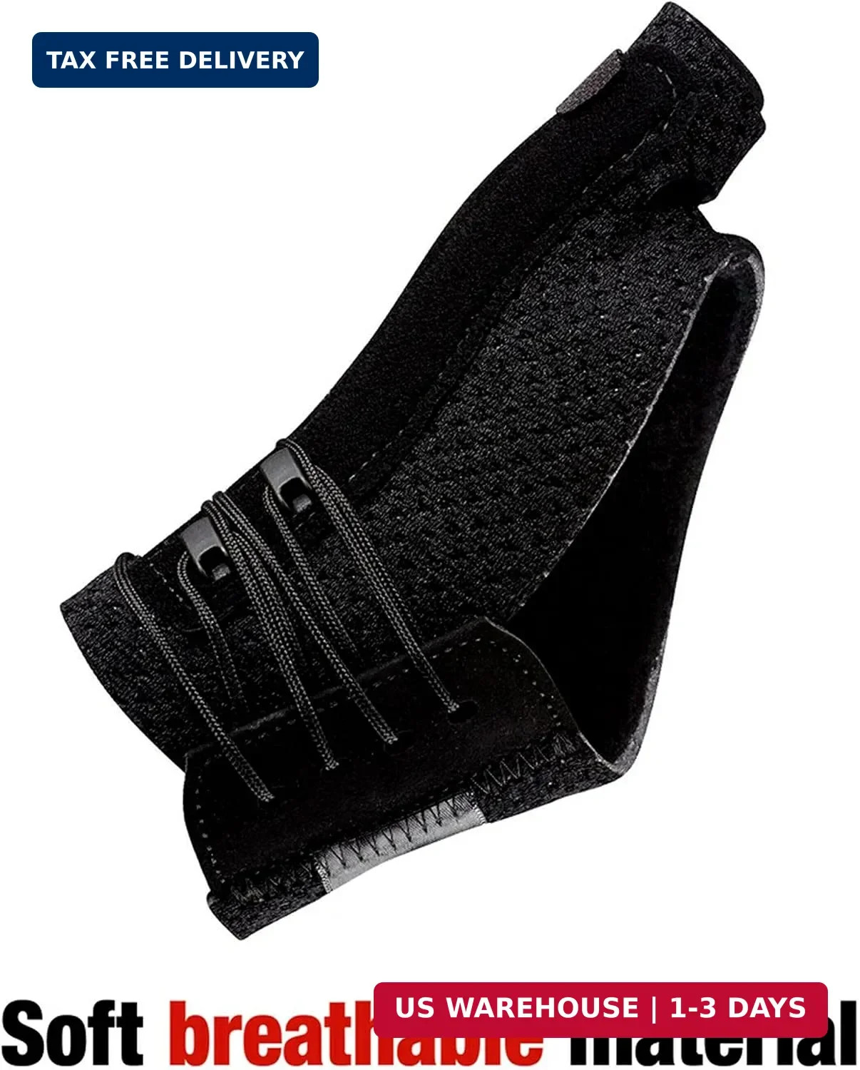 ACE Brand Deluxe Thumb Stabilizer, Adjustable, Black, 1/Pack