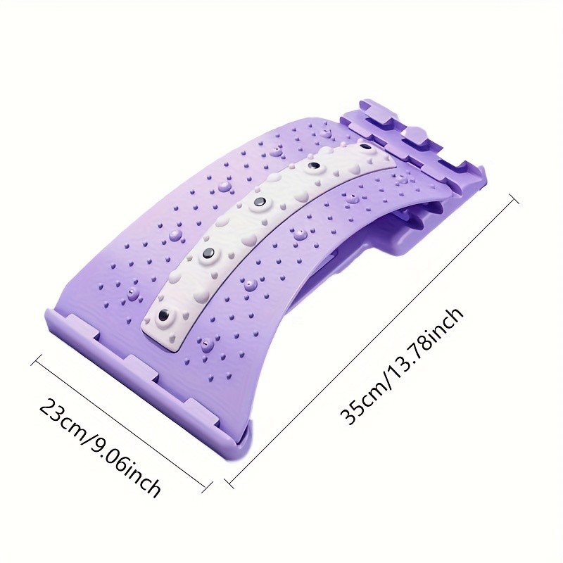 Four-Stage Adjustable Magnetic Back Stretcher And Posture Corrector – Ergonomic