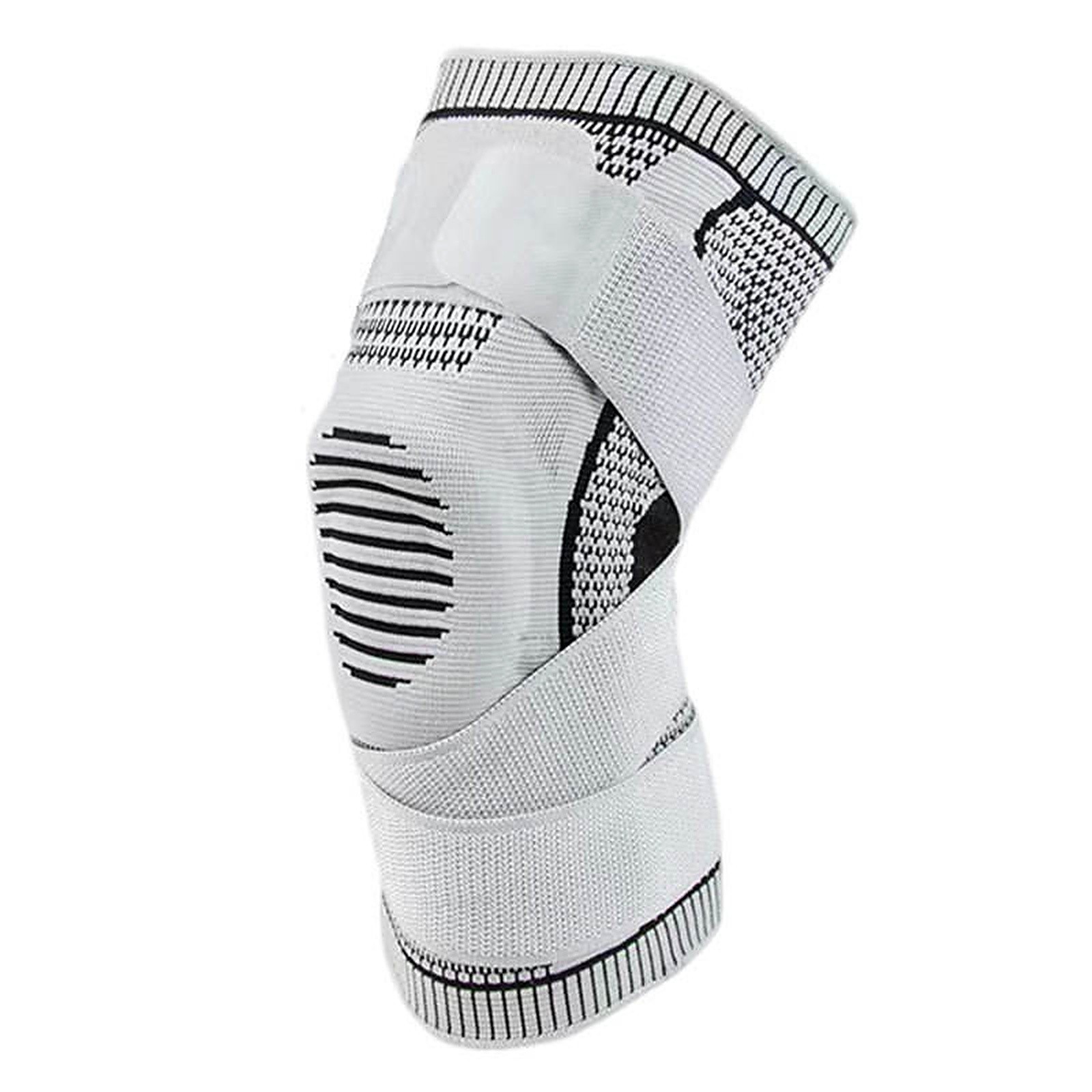 Knee Brace Compression Sleeve Support Silicone Patella Gel Pad Joint Pain Relief