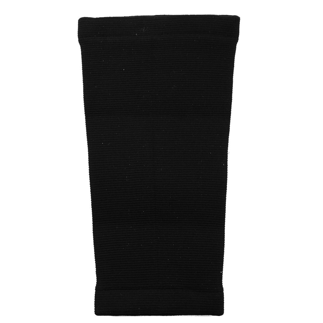 Pullover Design Stretchy Striped Elbow Support Brace Black
