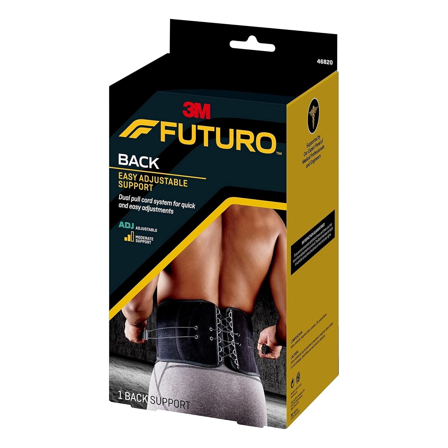 Hassle-Free Adjustable Back Support – Customizable Fit for Your Active Lifestyle