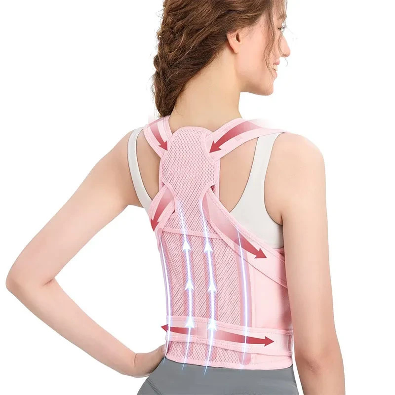 Back Brace Posture Corrector Women Men Shoulder Straightener Adjustable Support