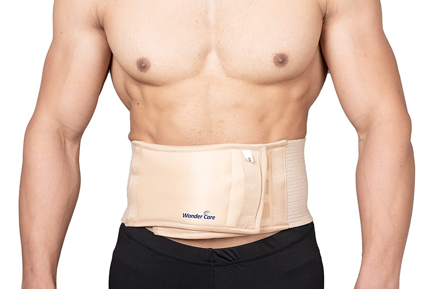 Wonder Care Umbilical Hernia Belt Hernia Support Brace with Removable Compressio