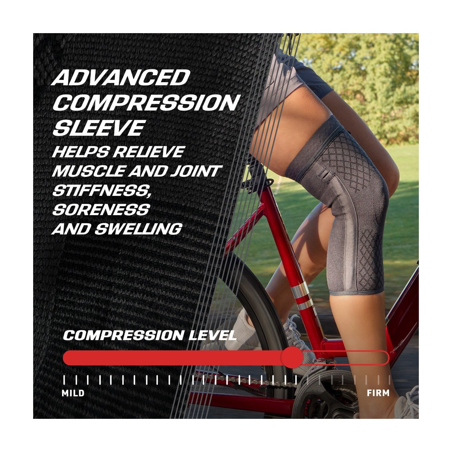 ACE Flex Comfort Knee Sleeve Large/XLarge, with Stabilizers new
