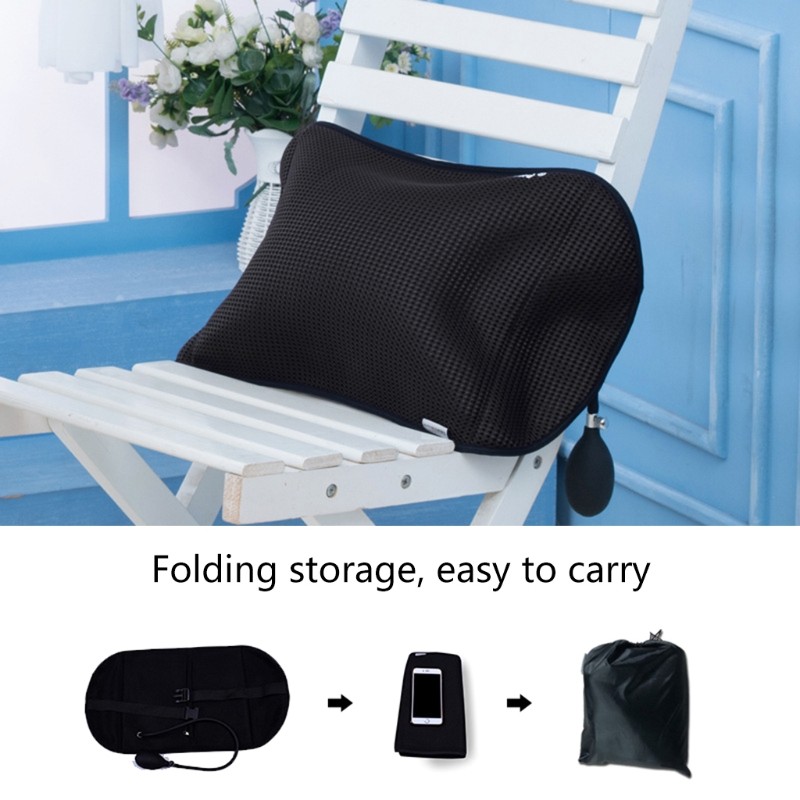 Adjustable Lumbar Support Pillow for Office Chair/Car Back Support Cushion