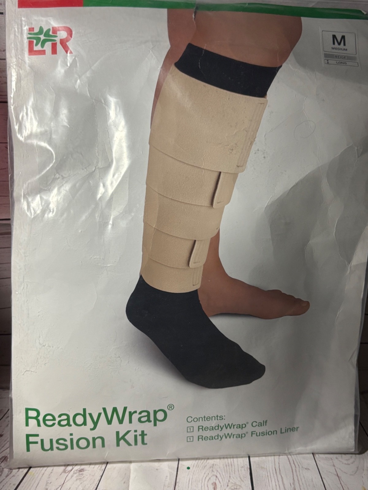 ReadyWrap Fusion Compression Kit – Medium Long – Beige Calf Wrap – No Liner